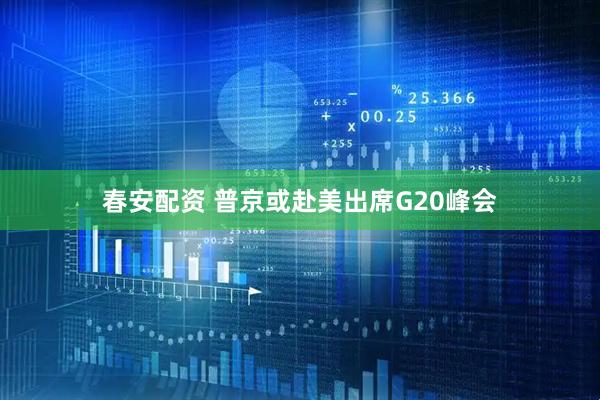 春安配资 普京或赴美出席G20峰会
