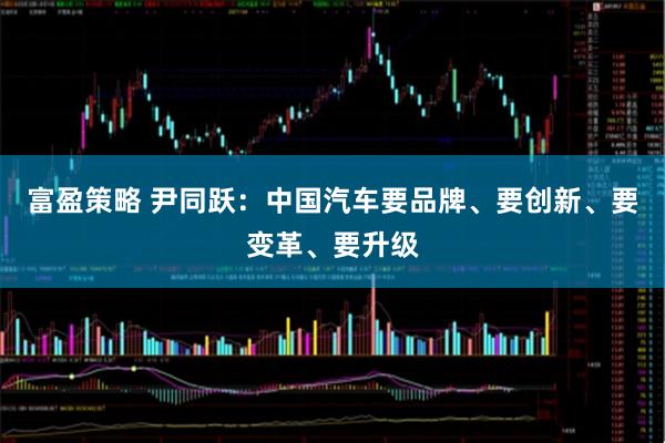 富盈策略 尹同跃：中国汽车要品牌、要创新、要变革、要升级