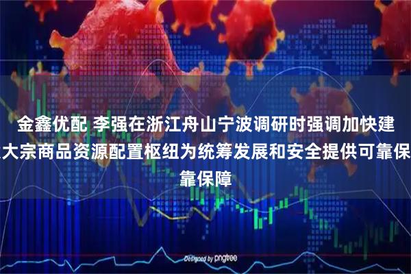金鑫优配 李强在浙江舟山宁波调研时强调　　加快建设大宗商品资源配置枢纽　　为统筹发展和安全提供可靠保障