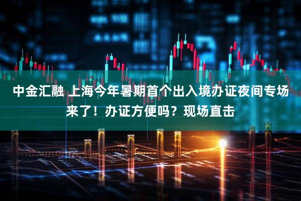 中金汇融 上海今年暑期首个出入境办证夜间专场来了！办证方便吗？现场直击