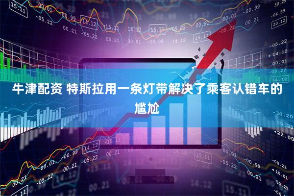 牛津配资 特斯拉用一条灯带解决了乘客认错车的尴尬